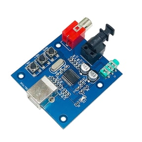PCM2704 USB to SPDIF Decoding Card USB HiFi Sound Card Decoding Analog Sound Board Replacement
