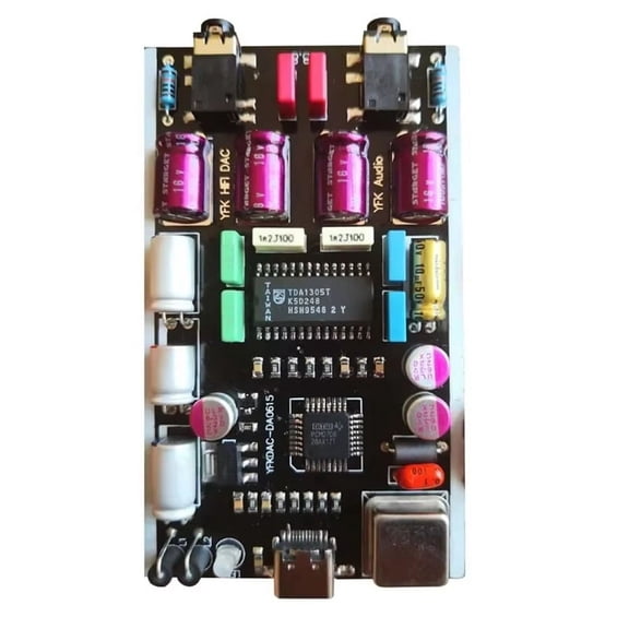 PCM2706DAC TDA1305 Decoder Amp I2S to 3.5mm Output USB Amp USBDAC Decoder G2-009,1 * Decoding board module