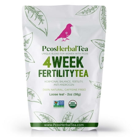 PCOS Herbal Tea for Hormonal Balance, Fertility, Menstrual Cycle Health, Hirsutism