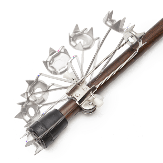 PCP 5 Point Universal Ice Cane Attachment, Chrome,