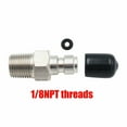 thumbnail image 1 of PCP 8mm Male Quick Head Connection Way Foster Stainless Steel Fill Nipple, 1 of 4