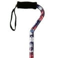 thumbnail image 1 of PCP Adjustable Cane, Designer Print, Offset Handle, Wrist Strap, Cats Pattern,, 1 of 3