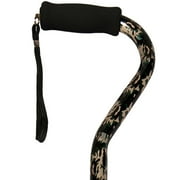 PCP Adjustable Cane, Designer Print, Offset Handle, Wrist Strap, Hunter Camouflage,