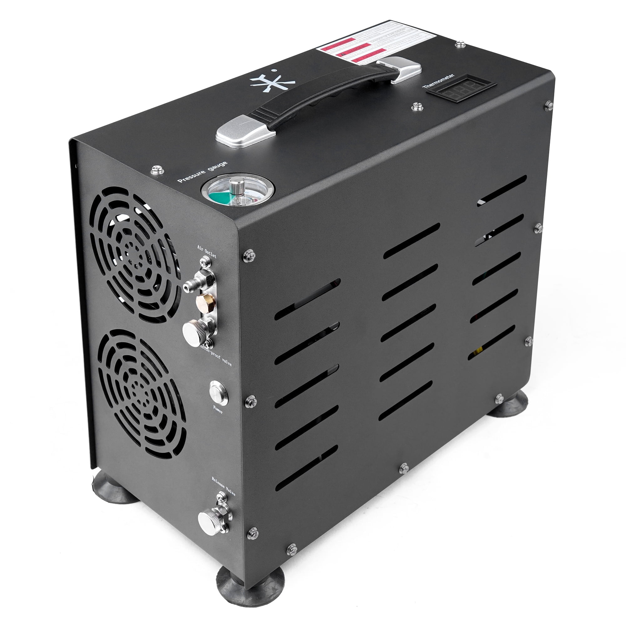 Haukka 702701 Mini-compressor voor auto, DC 12 V, AC 110 V/230 V