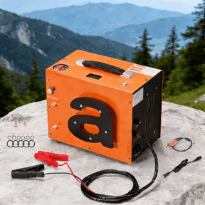 Naipo PCP Air Compressor 4500PSI Auto Stop PCP Compressor with Water Oil-Free 12V DC 110V AC Portable PCP Compressor for Paintball Scuba Air Rifle