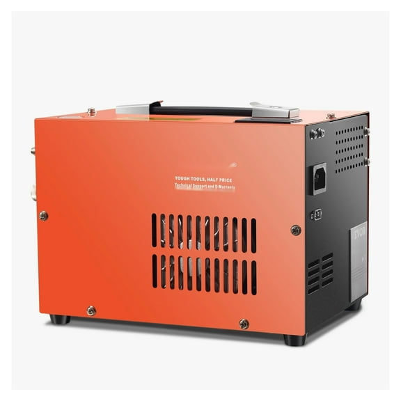 PCP Air Compressor 4500PSI, Portable Airgun Compressor with DC12V/AC120V, 30Mpa Air Rifle Pump, Paintball & Scuba Tank Inflator, Built-in Fan Cooling