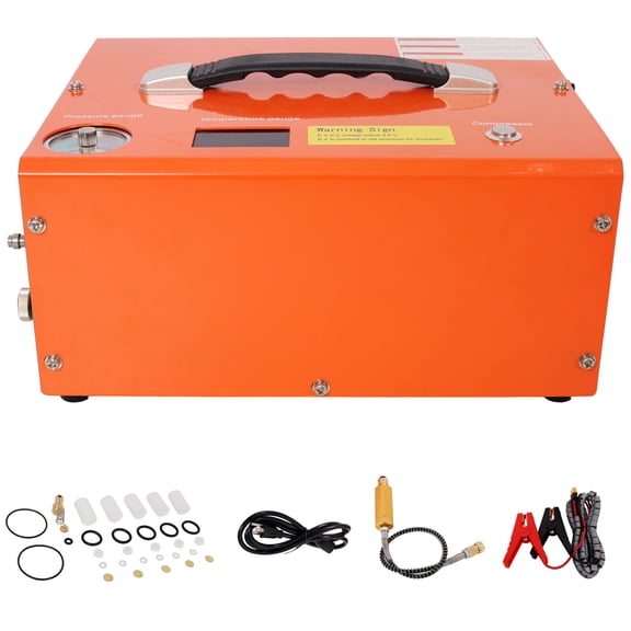 PCP Airgun Compressor 4500PSI Auto-Stop 12V/120V Oil-Free Portable Pump