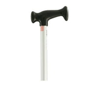 PCP Devon Handle Adjustable Aluminum Cane , Made in USA, Silver Frost,