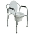 thumbnail image 1 of PCP Lightweight Adjustable Bed Side Commode, Silver Frost,, 1 of 4