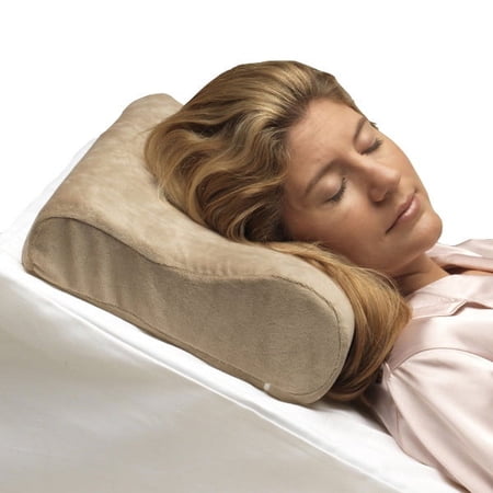 PCP Memory Foam Cervical Pillow, Beige, Travel Size