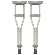 PCP Push-Button Crutches, Chrome, Child Size