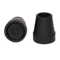 thumbnail image 1 of pcp replacement reinforced rubber cane tips, black, 3/4 inch, 1 of 2