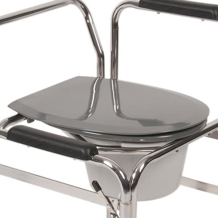pcp replacement seat assembly for 5028 commode, grey