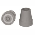 thumbnail image 1 of PCP Replacement Crutch Tips (Pair), Grey, Small, 1 of 3