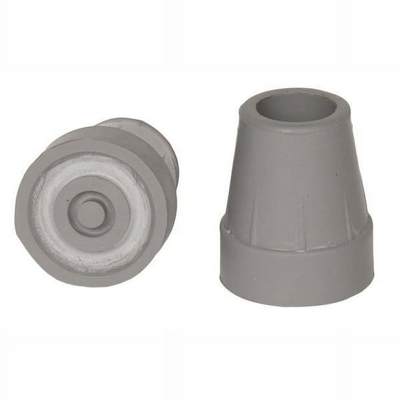 PCP Replacement Crutch Tips (Pair), Grey, Small