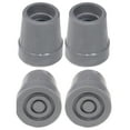 PCP Replacement Walker or Commode Tips, Grey, 1inch Diameter