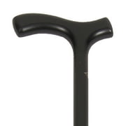 PCP Wood Cane with Fritz Handle, Black Beechwood, Medium Grip