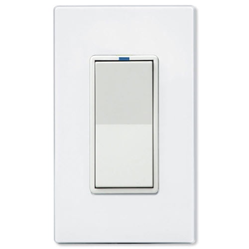 PCS PulseWorx UPB Auxiliary/Remote Dimmer Wall Switch, White (RWS-W)