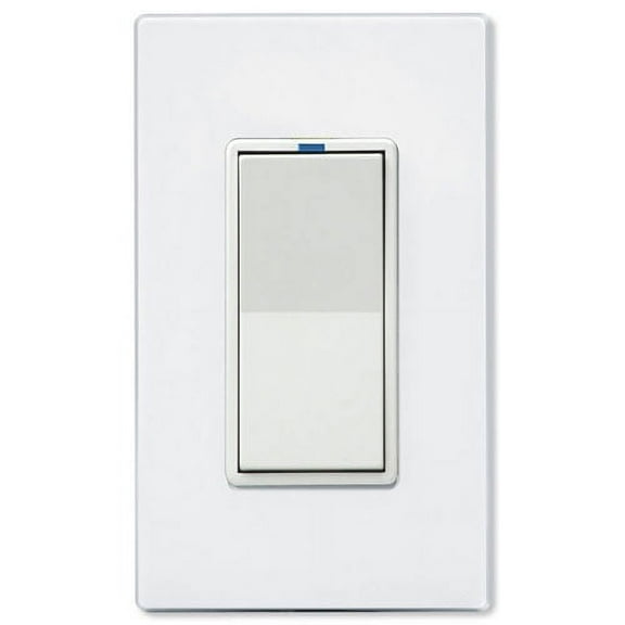 PCS PulseWorx UPB LED/CFL Dimmer Wall Switch, 1,000W, White (WS1DL-10-W)