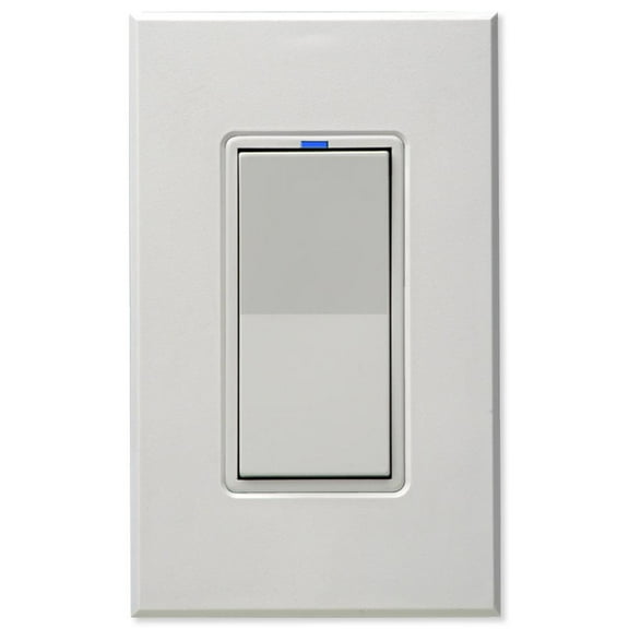 PCS PulseWorx UPB Wall Switch-Relay/Dimmer, White (WS1C-W)