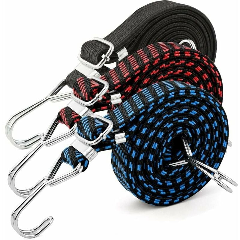 PCS Securing Strap, Lashing Strap with Tightening Buckle Claw Strap for Motorcycle, Trailer