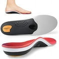 thumbnail image 1 of PCSsole Heavy Duty Arch Support Insoles,220+lbs Plantar Fasciitis Orthotic Insoles,Work Boot Shoe Insert for Flat Feet, Heel Pain,Pronation,Foot Pain Relief,Metatarsal Support.30cm, 1 of 5