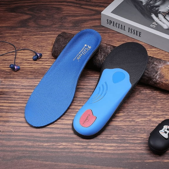 PCSsole Heavy Duty Support Pain Relief Orthotics - 220+ Lbs Plantar Fasciitis High Arch Support Insoles,for Flat Feet,Heel Pain,Foot Pain Relief,Work Boot Shoe Insoles for Standing All Day Men Women