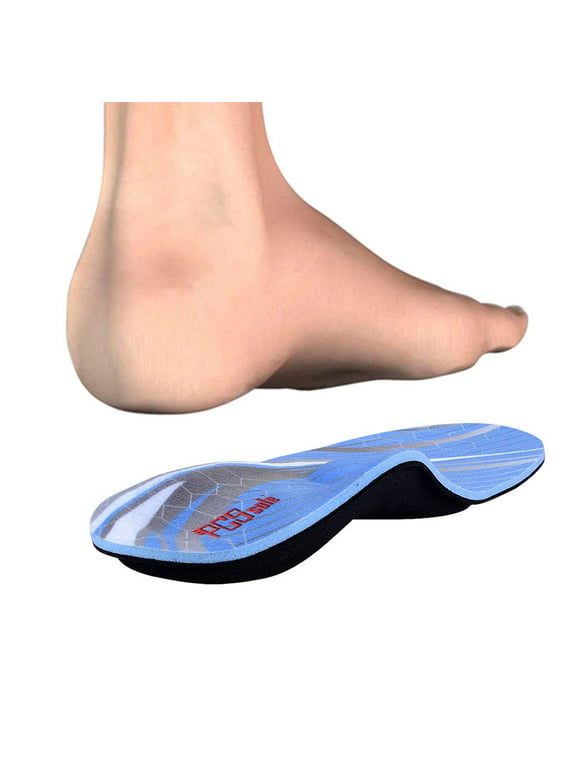 PCSsole High Arch Support Shoe Inserts,Orthotic Memory Foam Insoles for Severe Flat Feet,Plantar Fasciitis,Foot Pain,Heel Pain,Toe Pain,Overpronation