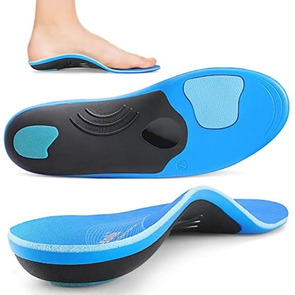 PCSsole Standing All Day Arch Support Insoles,Plantar Fasciitis Heavy Duty Orthotic Insole,Relieve Flat Feet, Forefoot Pain, Heel Pain,Pronation Men/Women Work Boot Gel Shoe Insert.(32cm)