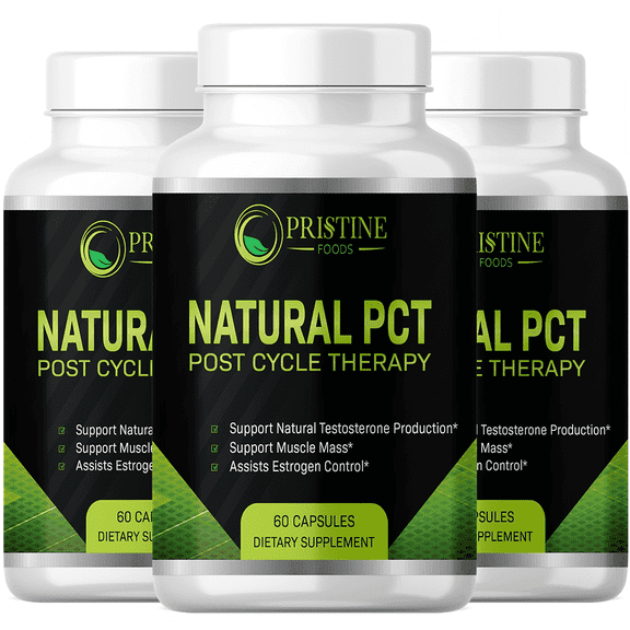 PCT  Mens Daily Wellness Support, 60 Capsules | Plant-Based Formula for Balance, Energy & Everyday Strength