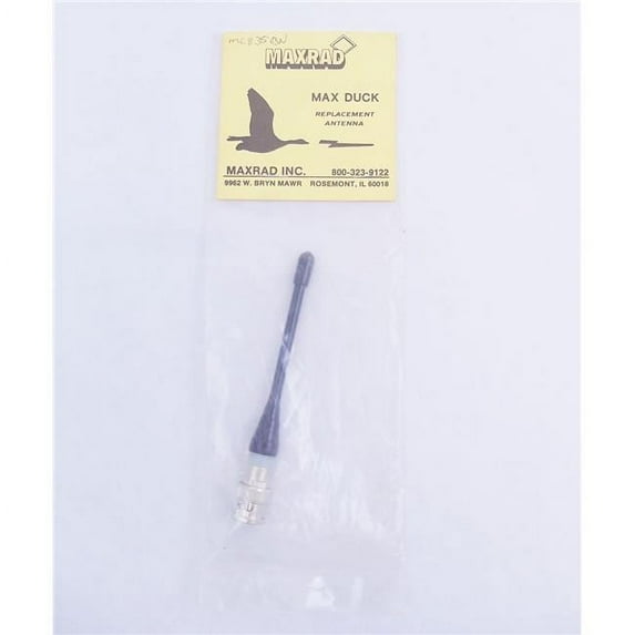 PCTEL & Maxrad MC835BN 4 in. 835 MHz Rubber Antenna with BNC Fitting