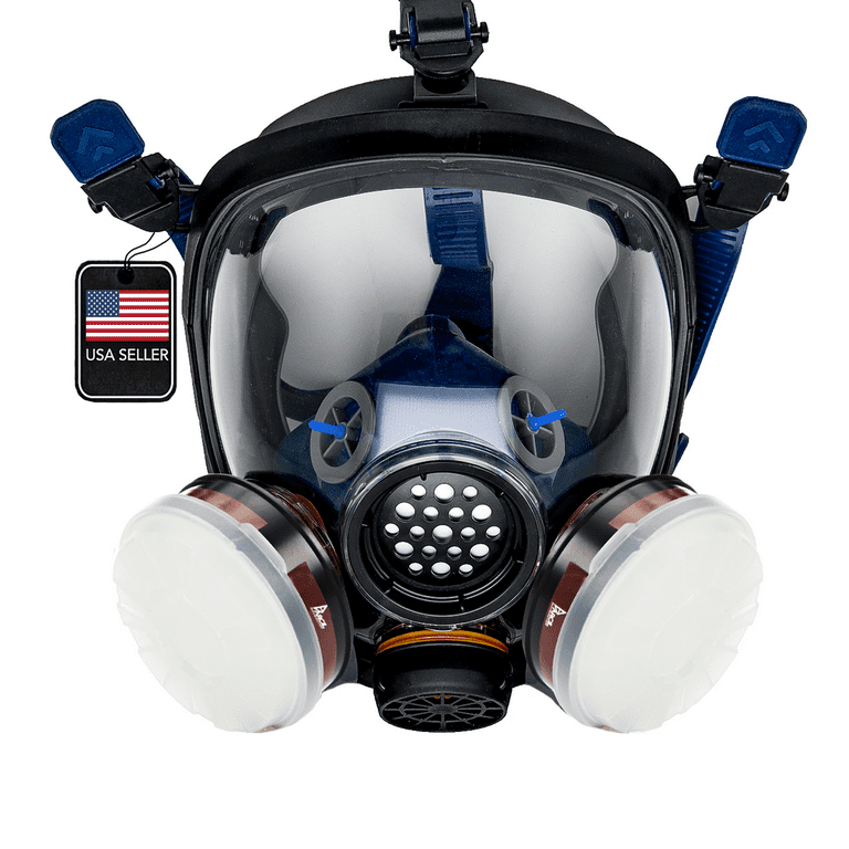 Parcil Safety PD-100 Full Face Respirator Gas Mask, Organic