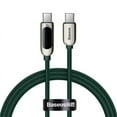 thumbnail image 1 of PD 100W USB C Cable for iPhone15 Promax Fast Charging Type C Cable For Xiaomi Samsung Data Wire Phone Cable For MacBook 100W C To C Green 1m, 1 of 6