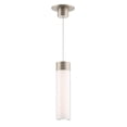 thumbnail image 1 of PD-240212-CS-BN WAC Limited Twist-N-Lite - 13W 1 LED Cylinder Mini Pendant-12 Inch Tall and 5 Inch Wide-Brushed Nickel Finish, 1 of 4