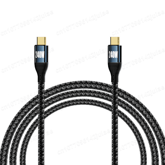 PD 240W USB C To USB C Fast Charging 2.0 Data Transfer Type C Cable laptop Charging 48V 5A QC4.0 0.5M 1M 1.5M 2M 3M USB C Cable 240W Straight 0.5m