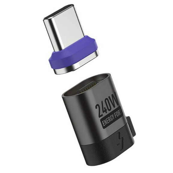 PD 3.0 Fast Charging Cable Cord 240W Magnetic Type C Adapter 480 Mbps Data Transfer for Phone Laptop