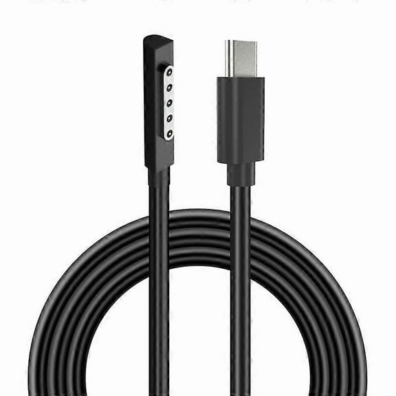 PD 65W Fast Charging Cable for Microsoft Surface RT/Surface Pro 1 2,Magnetic Type-C Cable Power