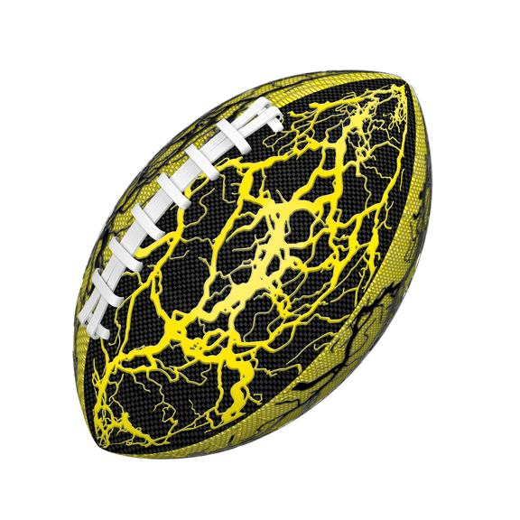 Play Day Aqua Football Yellow with Textured Grip and Water-Resistant Cover