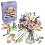 Blooms by Play-Doh Meadow Flower Bouquet Arts & Crafts Kit for Adults, Home & Desk Dcor