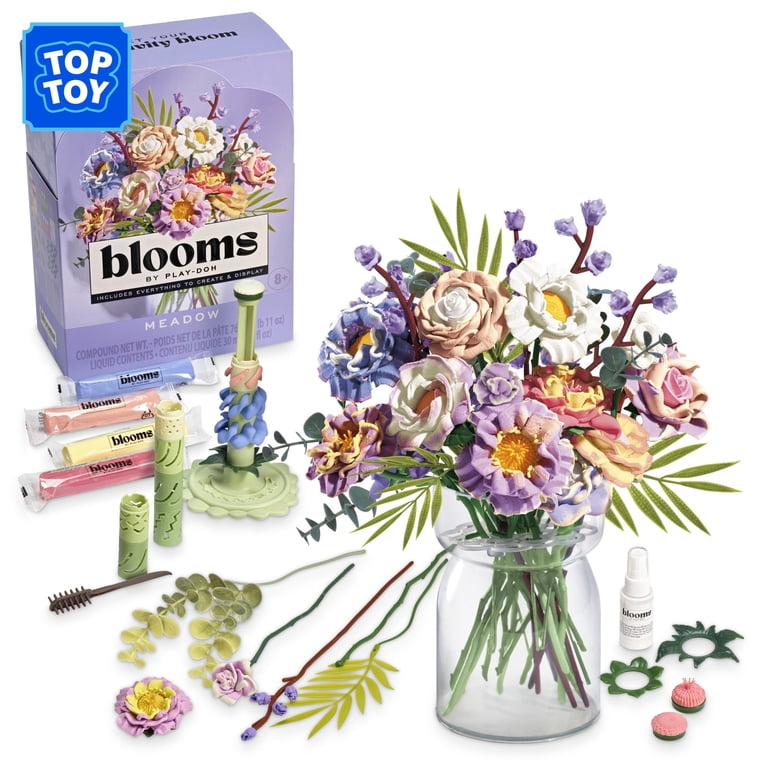 Blooms by Play-Doh Meadow Flower Bouquet Arts & Crafts Kit for