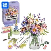 Blooms by Play-Doh Meadow Flower Bouquet Arts & Crafts Kit for Adults, Home & Desk Dcor