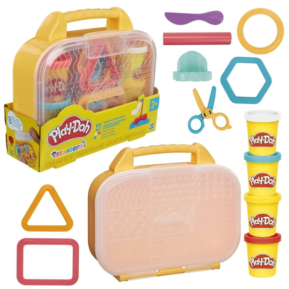 Play-Doh Explore & Store Case Starter Set, Kids Arts & Crafts 2+