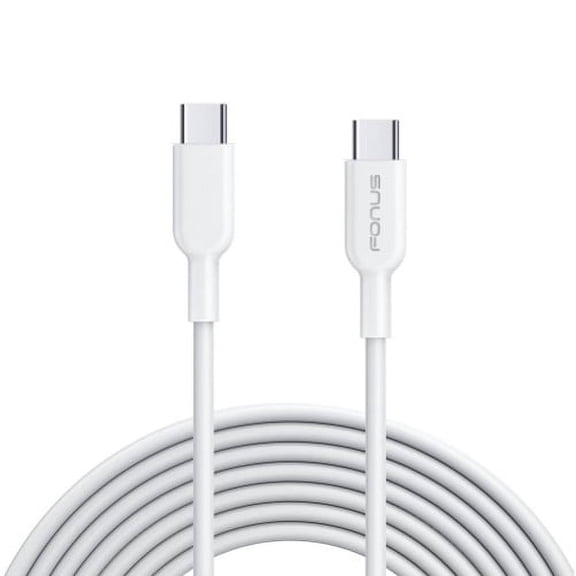 PD Fast Charger Cord 6ft Long Type-C Cable for Cricket Debut S3, Icon 6 - Power Wire Sync (USB-C to USB-C) Chord for Cricket Debut S3, Icon 6