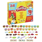 Play-Doh Holiday Advent Calendar, 24 Days of Surprise Toys for Kids, Multicolor, Ages 3 and up