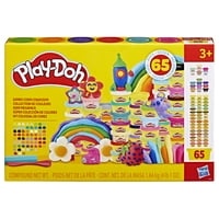 65-Pack Play-Doh Jumbo Color Collection for Kids
