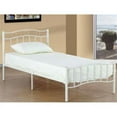 thumbnail image 1 of PD-MPD-1175SWH Metal Twin Bed, White, 1 of 1