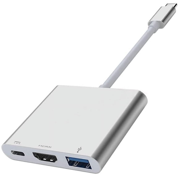 PD Port USB-C to 4K HDTV Adapter for iPhone 16/Pro/Max/Plus - HDTV Adapter Charger Port TV Video Hub TYPE-C Projector Converter