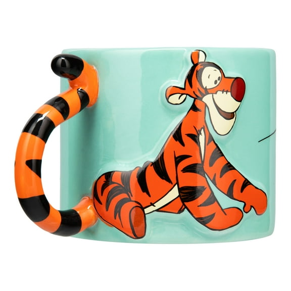 PD Tigger Tail Ceramic Mug with Embossed Character Details, 400ml