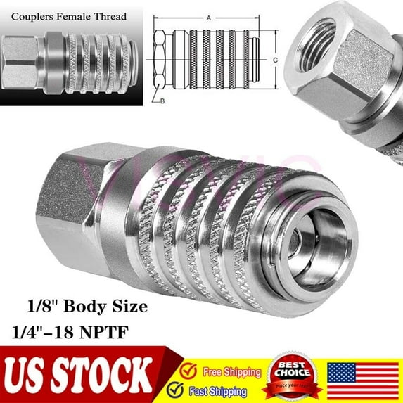 PD Test Port and Diagnostic Equipment Quick Coupler Female 1/4"-18 PD242 Series*