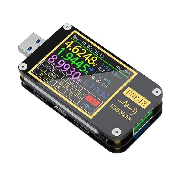 PD Trigger Voltmeter Ammeter Current And Voltmeter USB Tester QC4 + PD3.0 2.0 PPS Fast Charging Protocol Capacity Tester ,Portable